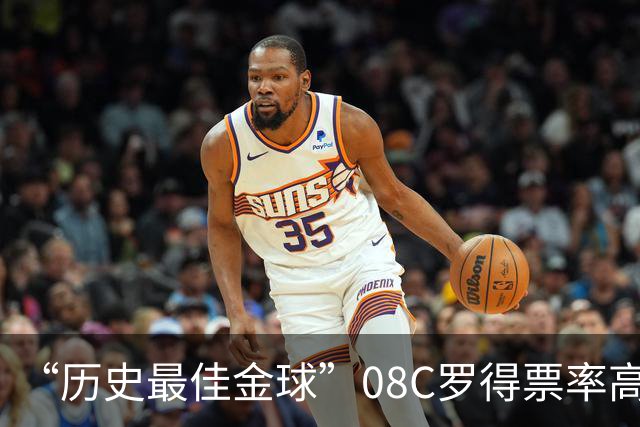 “历史最佳金球”08C罗得票率高达62% 媒体称梅西8座金球分票所致